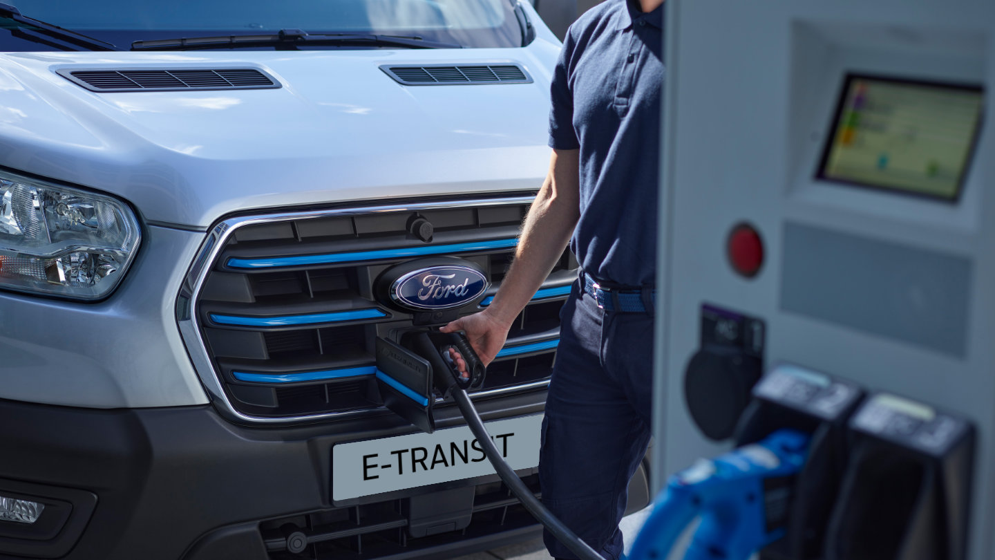 Ford E-Transit Ladestation
